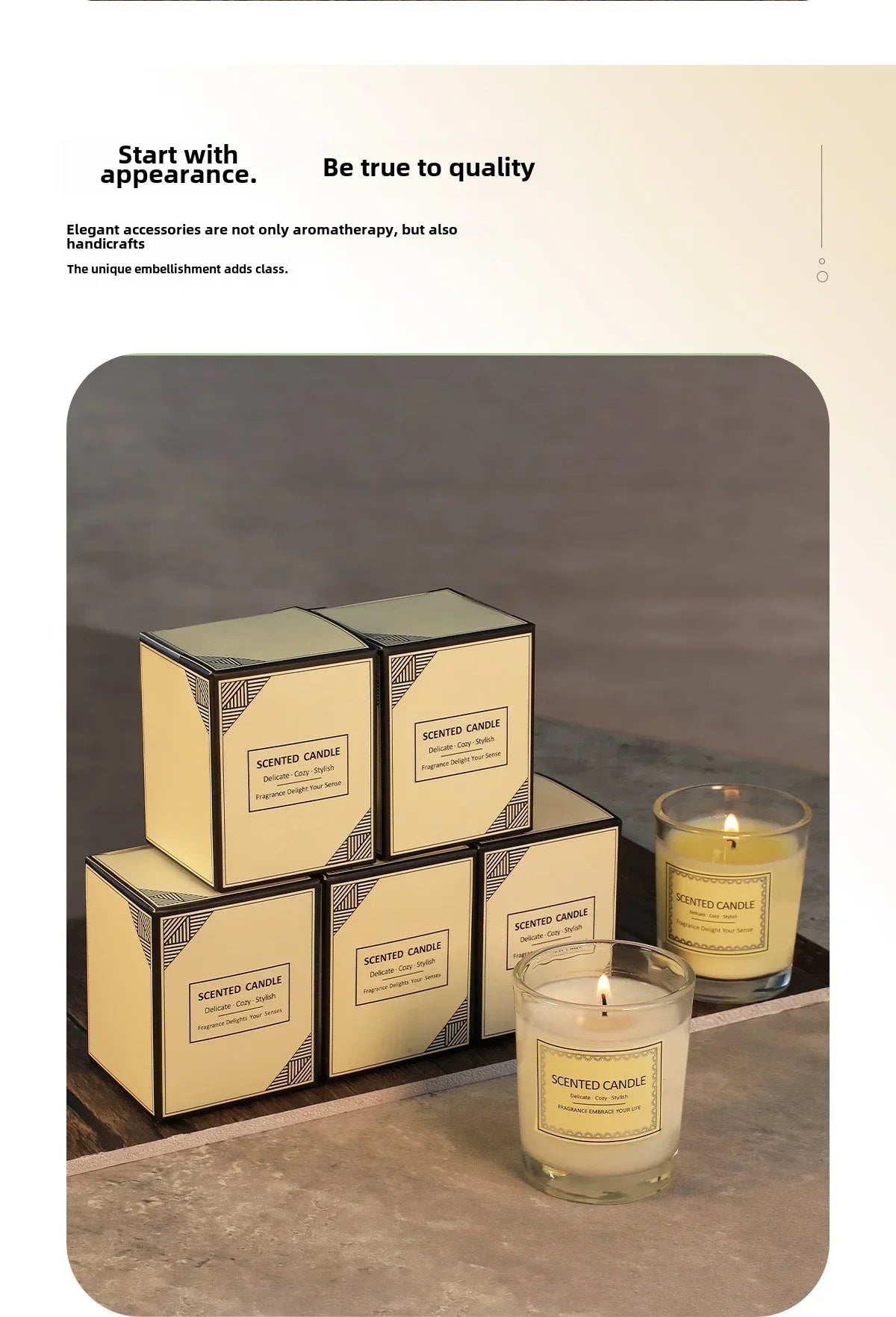 Smokeless Aromatherapy Candle – Fragrant Atmosphere Gift