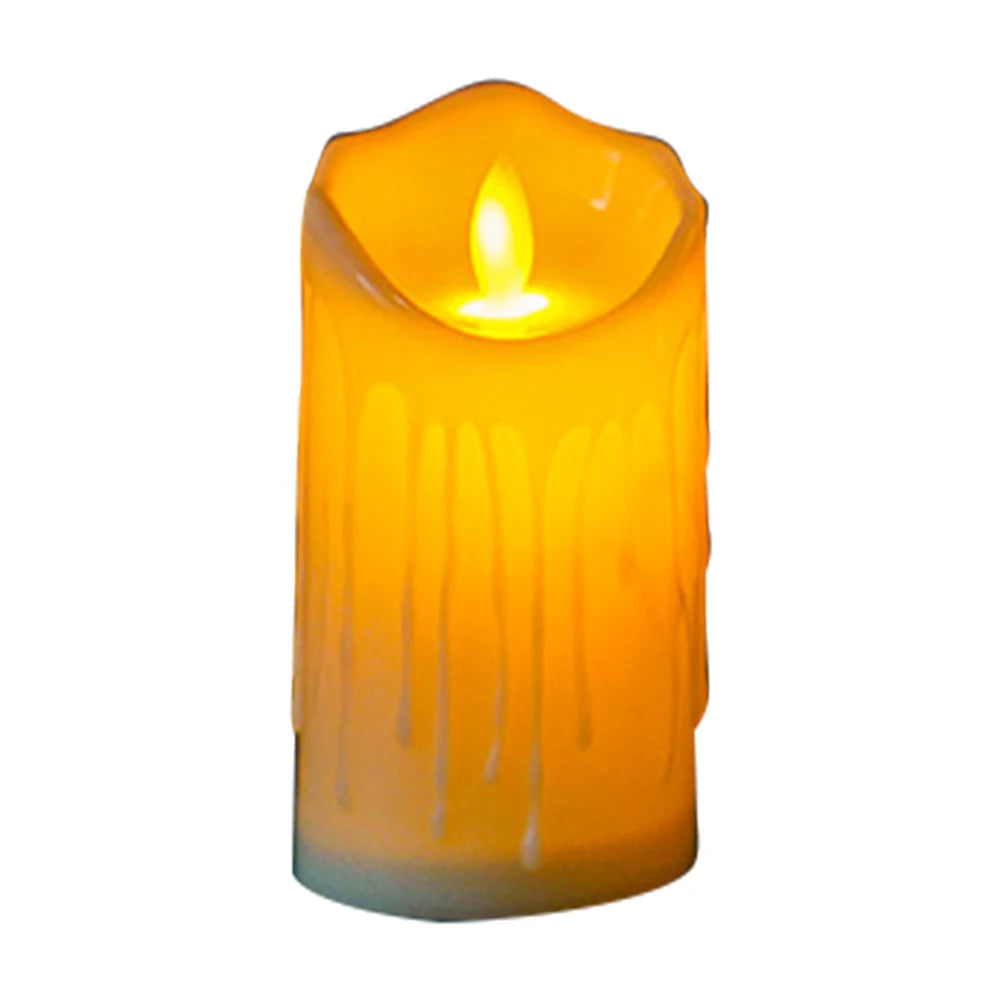 Flameless Teardrop LED Tealight Candles – Halloween Decor