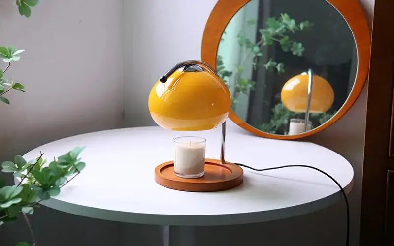 Retro Glass Candle Warmer Lamp – Aromatic & Stylish