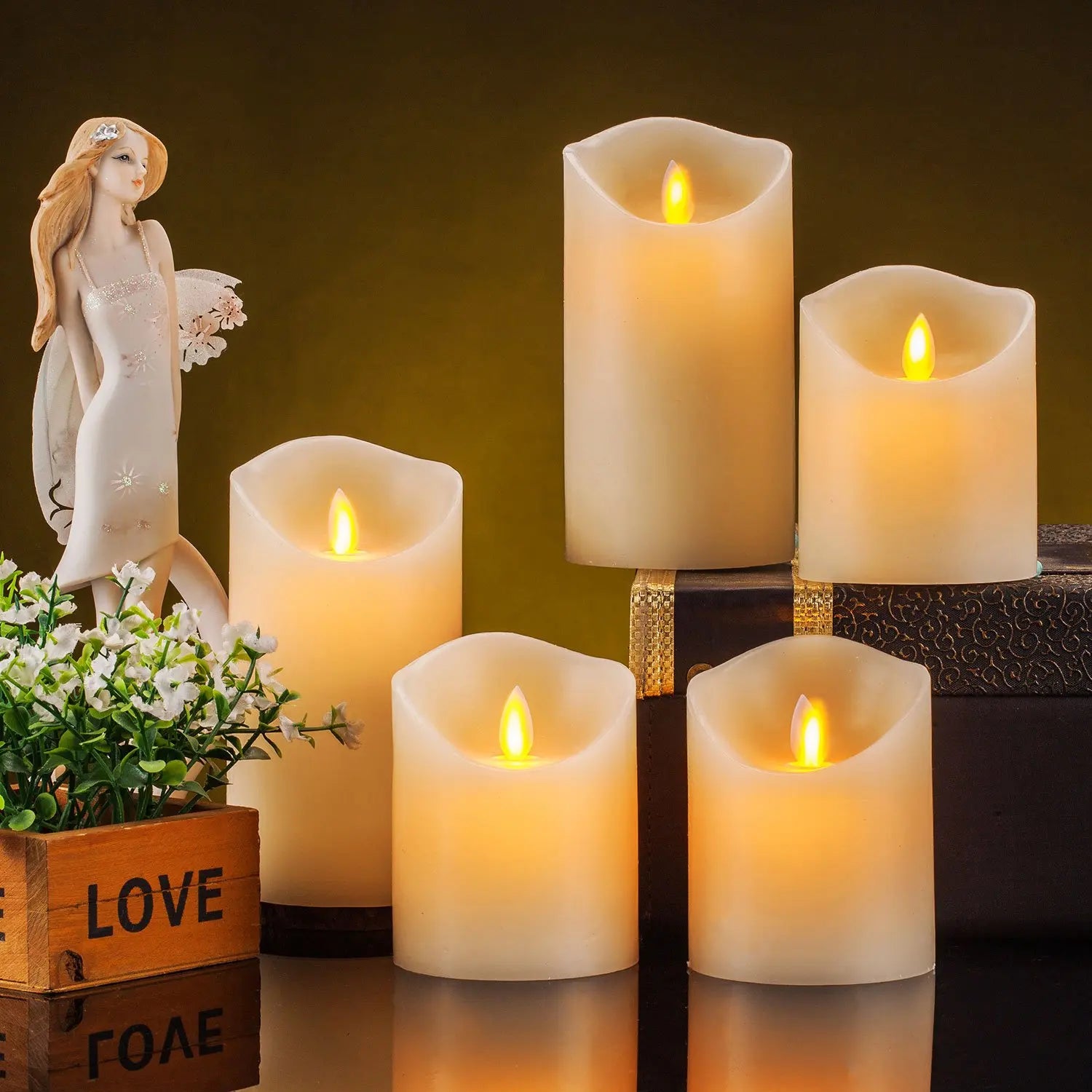 LED Flameless Tealight Candle – Wedding & Hotel Decor