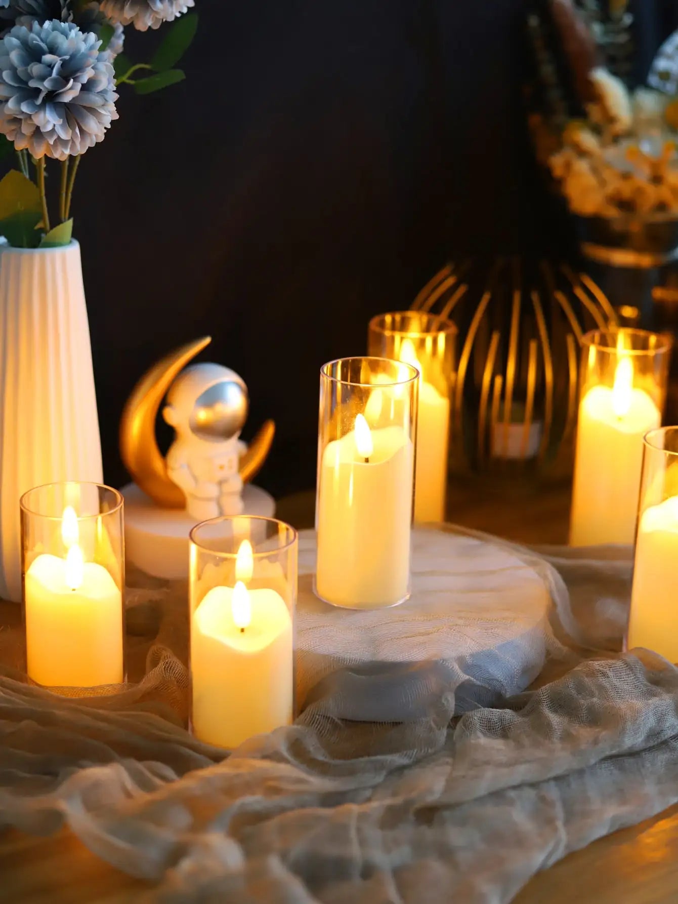 LED Flameless Tealight Candle – Wedding & Hotel Decor