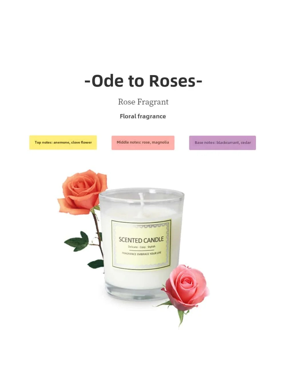 Smokeless Aromatherapy Candle – Fragrant Atmosphere Gift