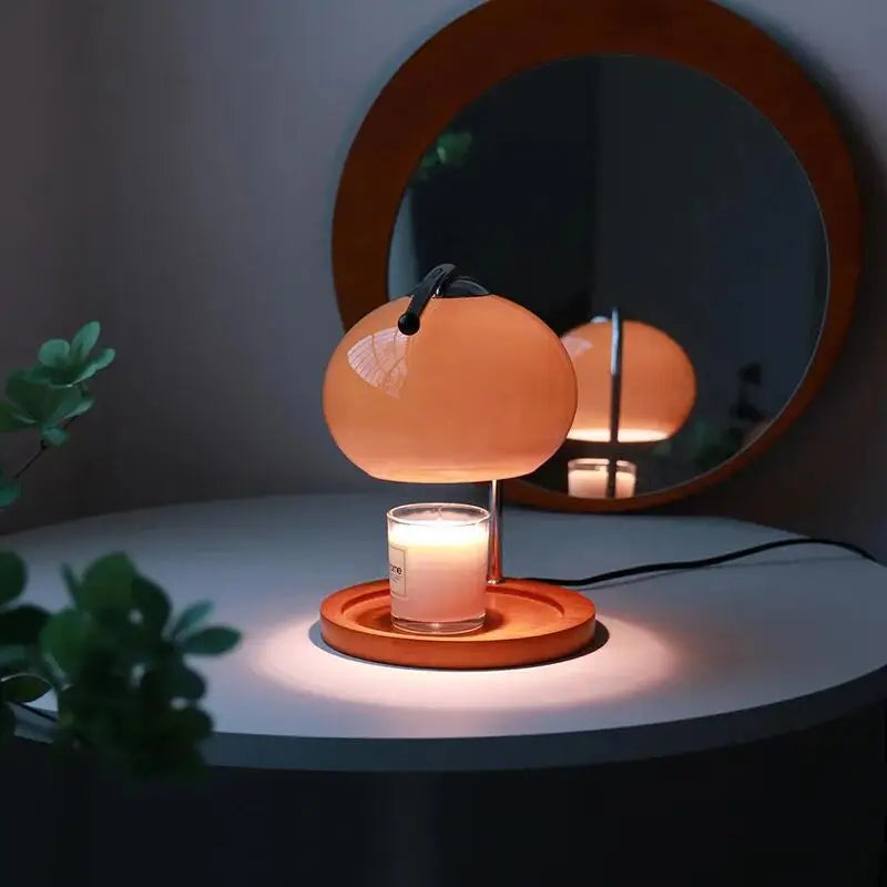 Retro Glass Candle Warmer Lamp – Aromatic & Stylish