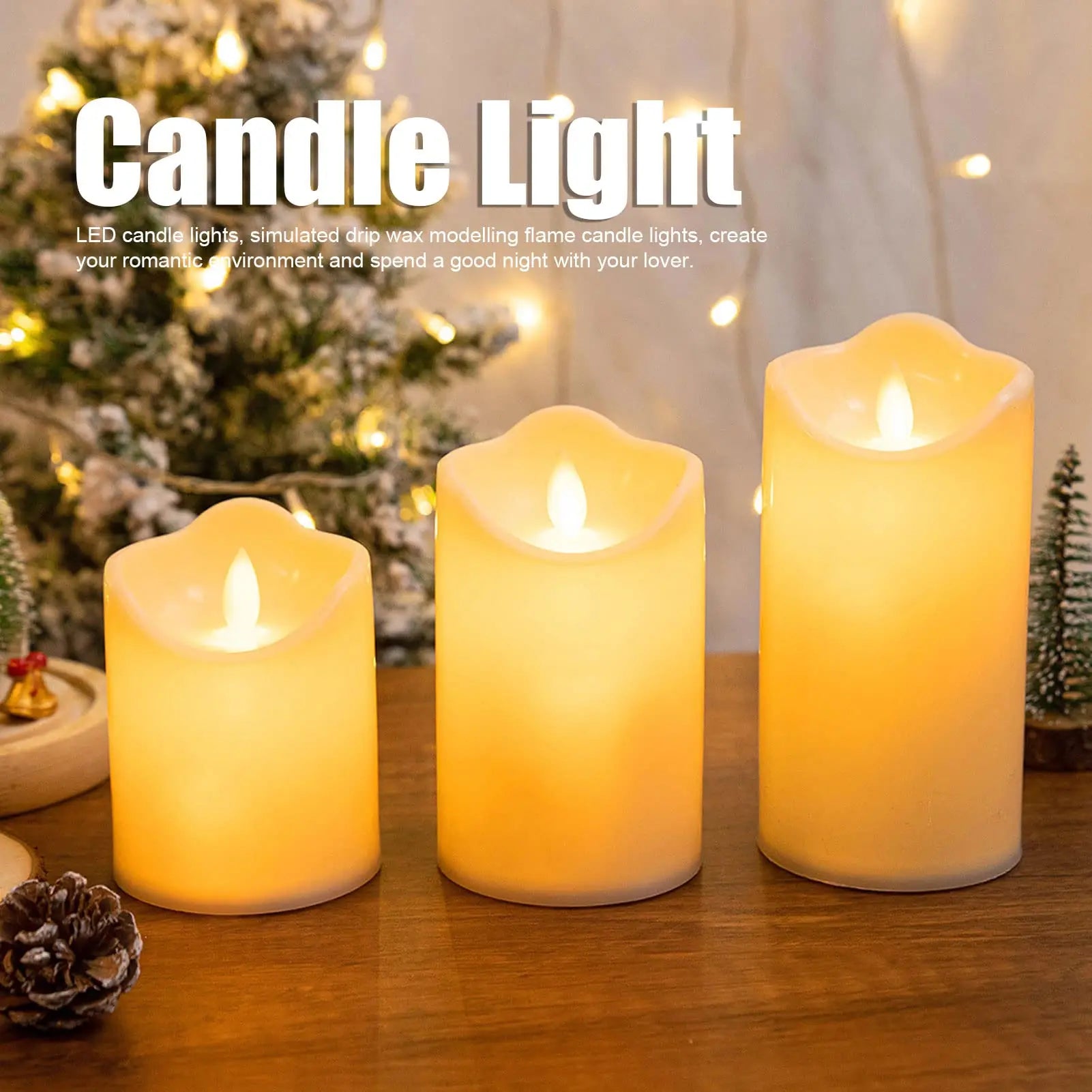 LED Flameless Tealight Candle – Wedding & Hotel Decor