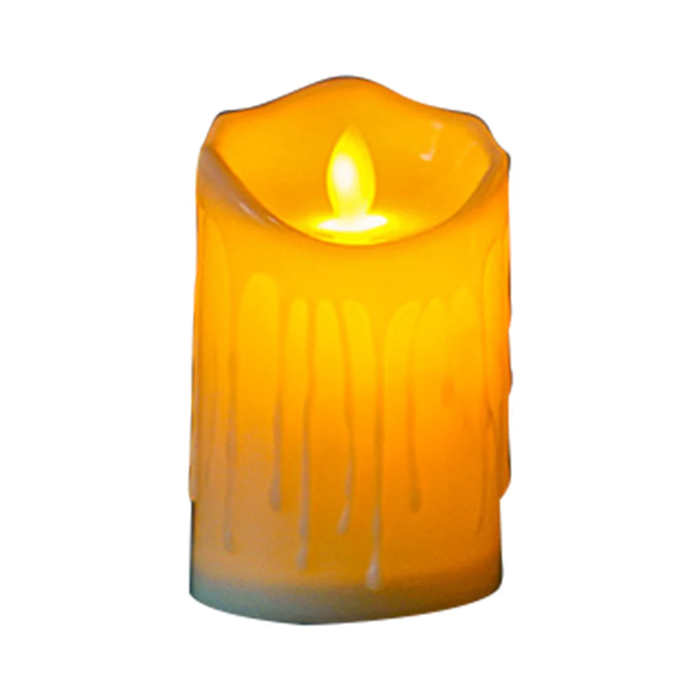 Flameless Teardrop LED Tealight Candles – Halloween Decor