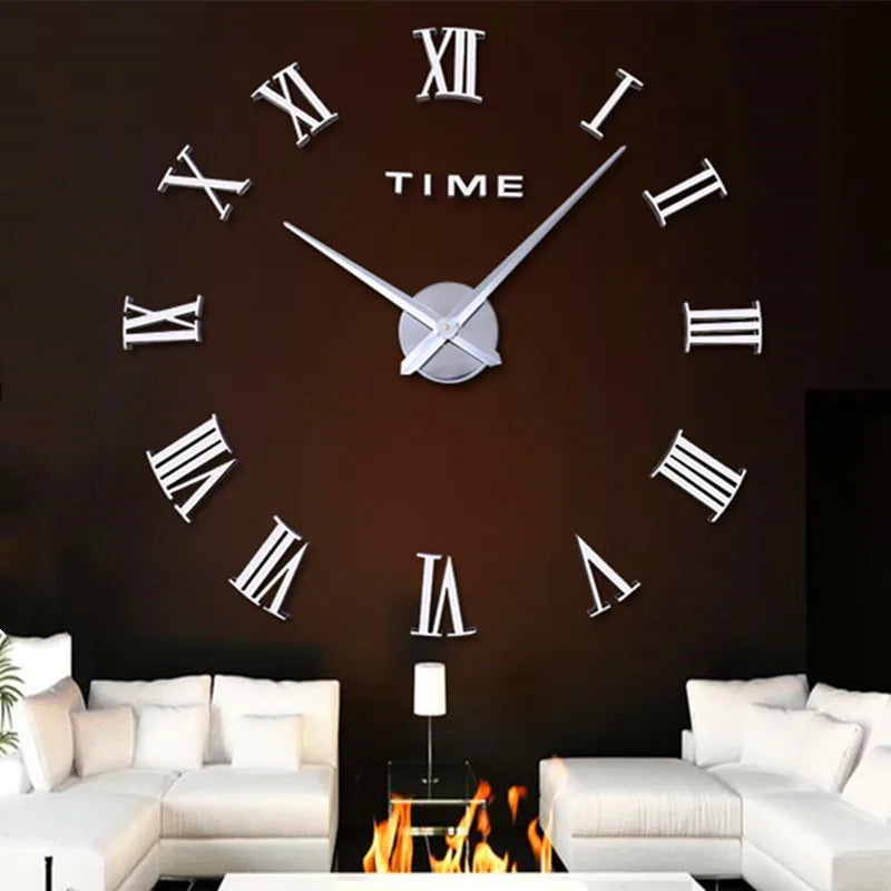 3D Luminous Wall Clock – Modern DIY Digital Design for Living Room