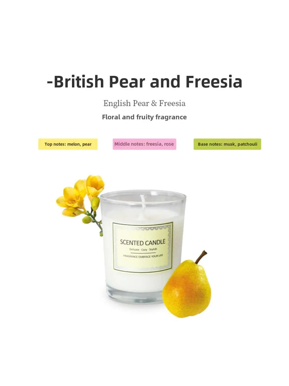 Smokeless Aromatherapy Candle – Fragrant Atmosphere Gift