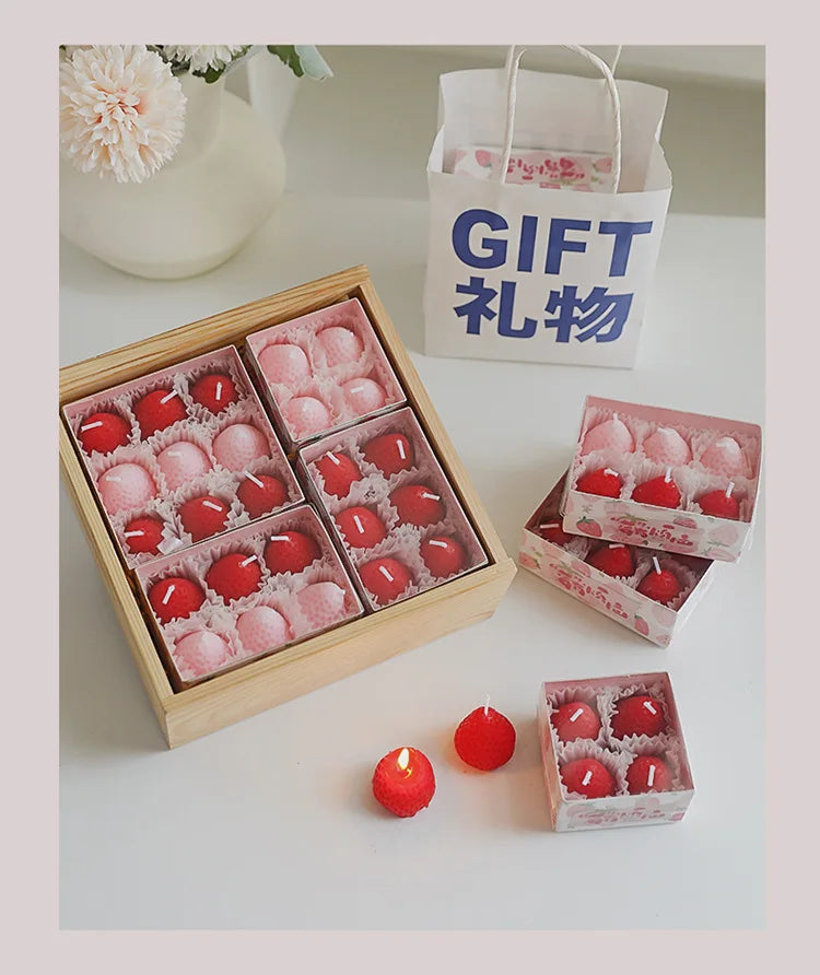 Strawberry Scented Soy Candle – Aromatherapy & Gift